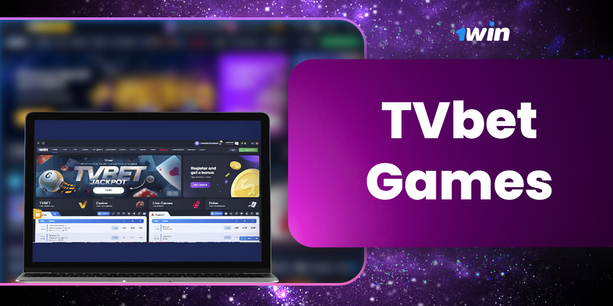 Features of the TVbet section of the 1Win online casino site