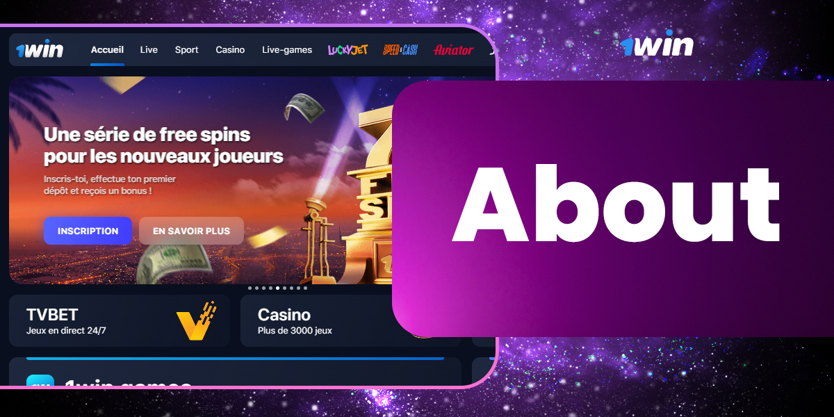 Information about online casino and bookmaker 1Win