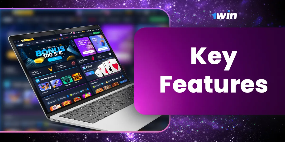 Key features of online casino and bookmaker 1Win Nigeria